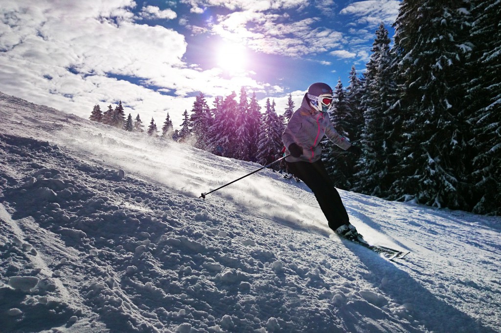 downhill skier
