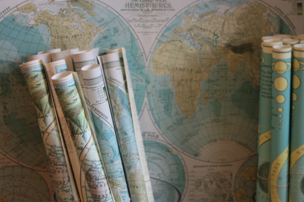 maps to illustrate the concept of where should I go on vacation